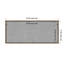 Tableau magnétique encadré bronze clair Lucie-101827353