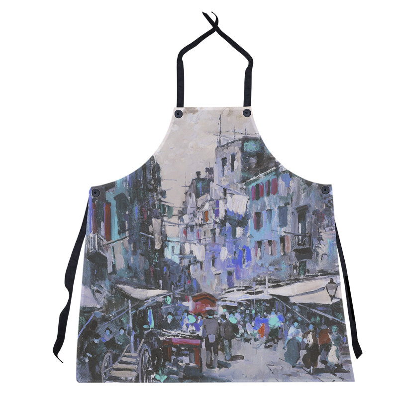 Tablette du marché Felice Giordano à Naples, Ivoire / Bleu