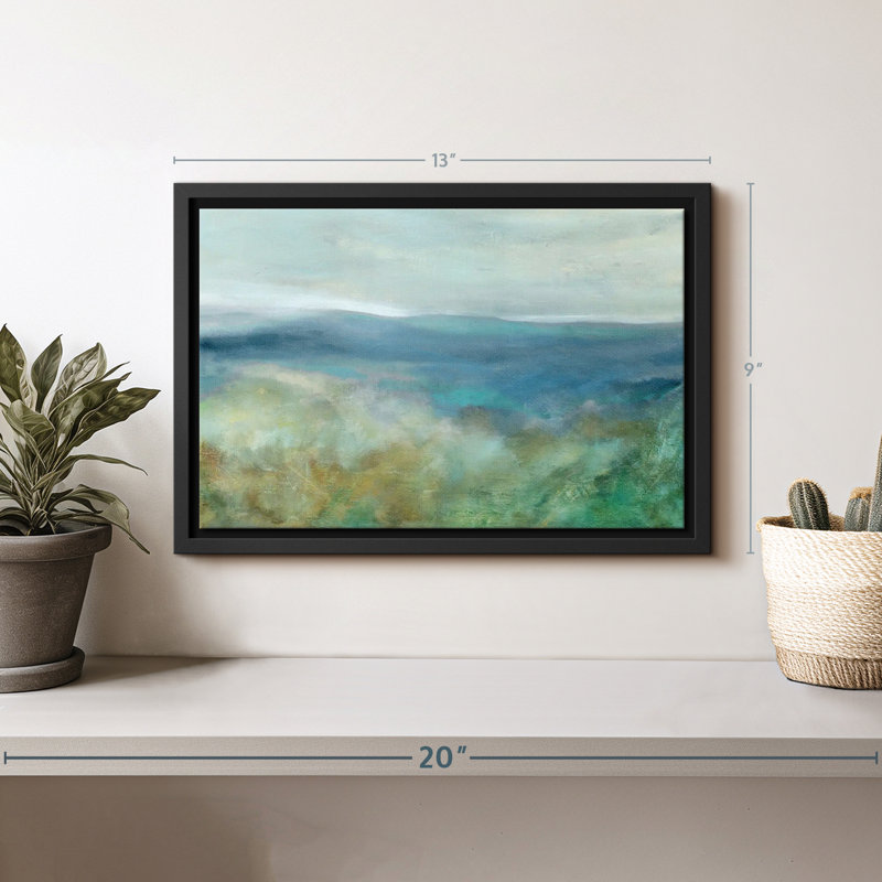 Blue Mountain Overlook Canvas Print, 9" H x 13" W