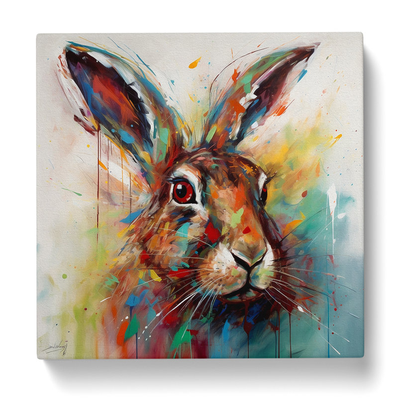 Hare Abstract Art No.3 - Print