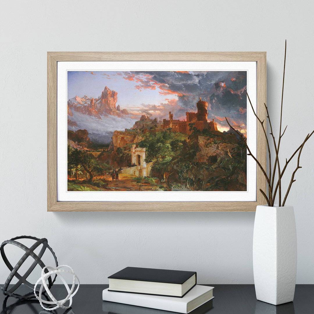 The Spirit of War by Jasper Francis Cropsey - Framed Print