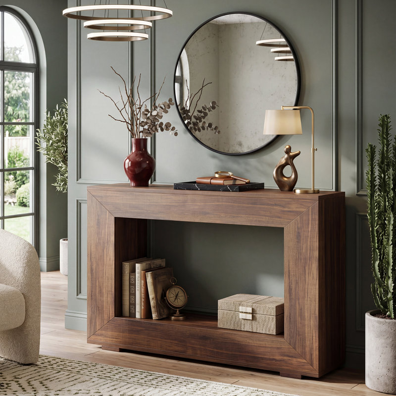 Console 47,2 "Farmhouse, Marron foncé
