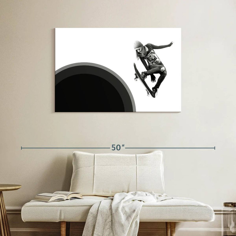 Senne Skate All Day, 26" H x 39" W