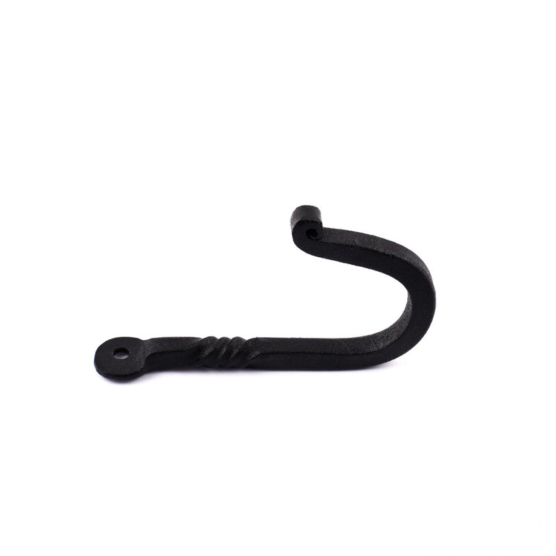 Wrought Iron Single Wall Mounted Robe Hook