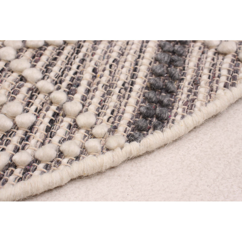 Tapis rond en laine 4 pi 10 po Kordae