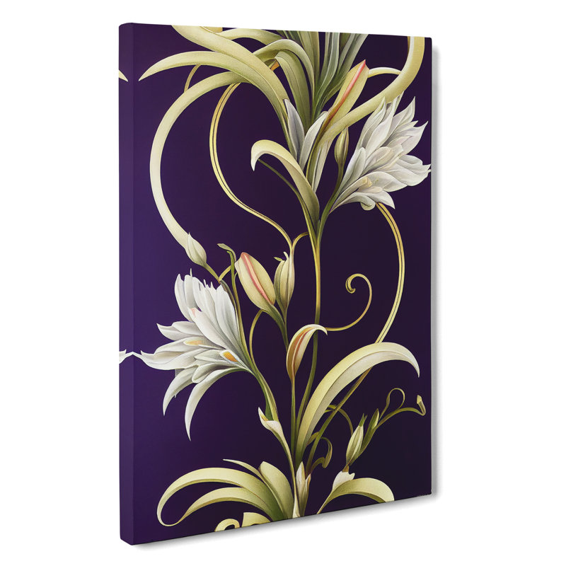 XC1022-1459X Classic Flowers No.2 - Wrapped Canvas Print, 50cm H x 35cm W x 3cm D