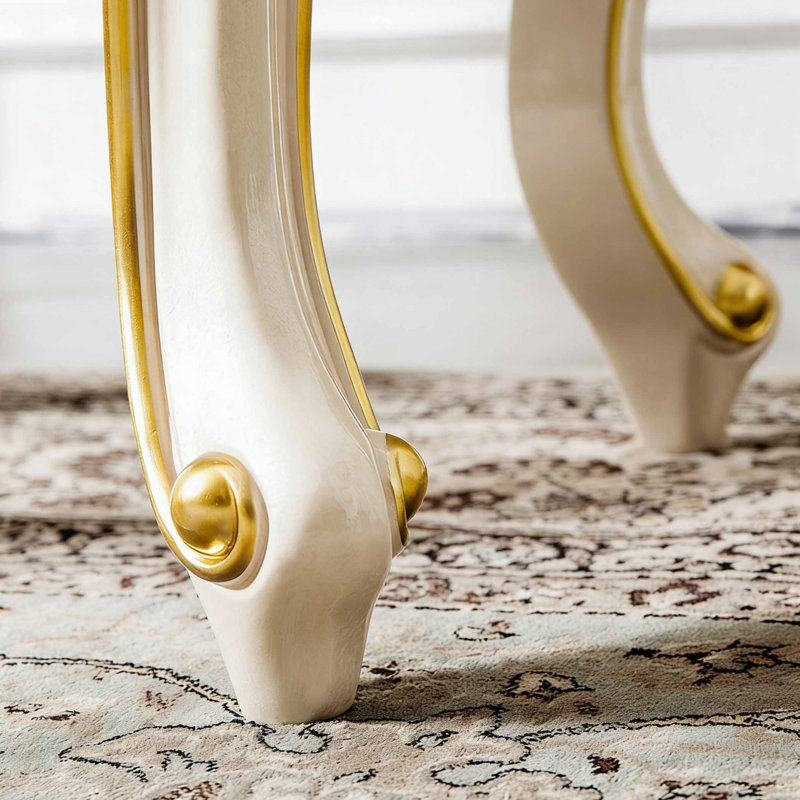 Coiffeuse de luxe sculptée de style européen