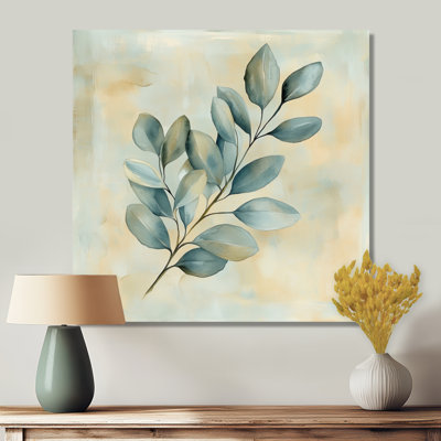 Coastal Sage Branches I - Eucalyptus Large Metal Wall Art Print