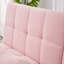 Canapé-lit de 71 po avec futon convertible avec pieds en métal doré (rose)