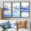 Glacial Grandeur, peinture en Alaska I - ensemble de décorations murales en Alaska