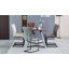 Upholstered Faux Leather Dining Chair with 9CM Thick Seat-1566070871
