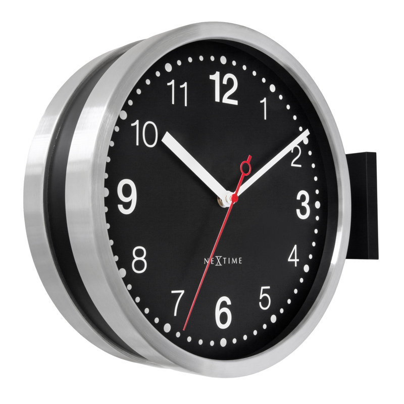 Horloge murale double 11 po