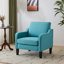 Upholstered Linen Blend Armchair