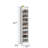 Slim Wooden 9-Tier Shoe Rack-1762500162