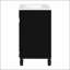 Meuble-lavabo de 24 pouces avec lavabo en céramique, conception compacte, 2 tiroirs et tablette réglable pour les petits espaces-688266668