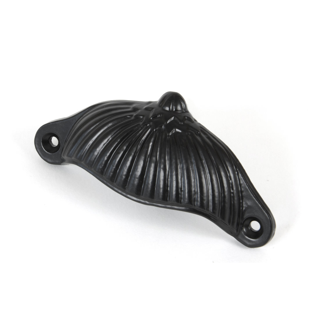  - From The Anvil Black 4" Flower Drawer Pull - Image 3