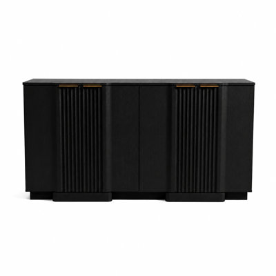 Designer Modern Minimalist Style 55'' Fluted Panel Sideboard