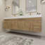 Ensemble de meuble-lavabo double mural 83,4 "-70381378