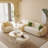 Modern Simple Sofa Coffee Table Combination