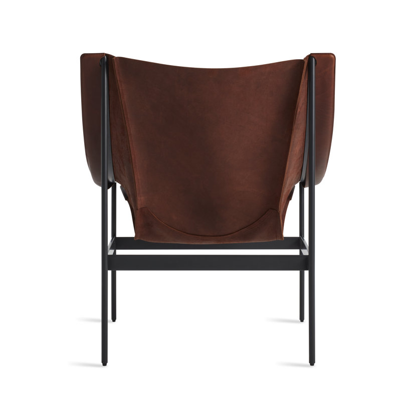 Heyday Lounge Chair, Chestnut Full Grain Leather