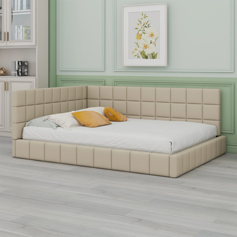 Lit de jour tapissier, Beige