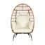Fauteuil surdimensionné en osier surdimensionné avec repose-pieds et coussins épais-1488136979