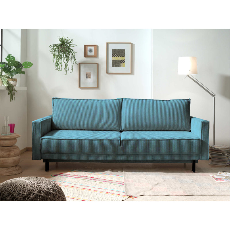 3 Seater Sofa, Peacock Blue