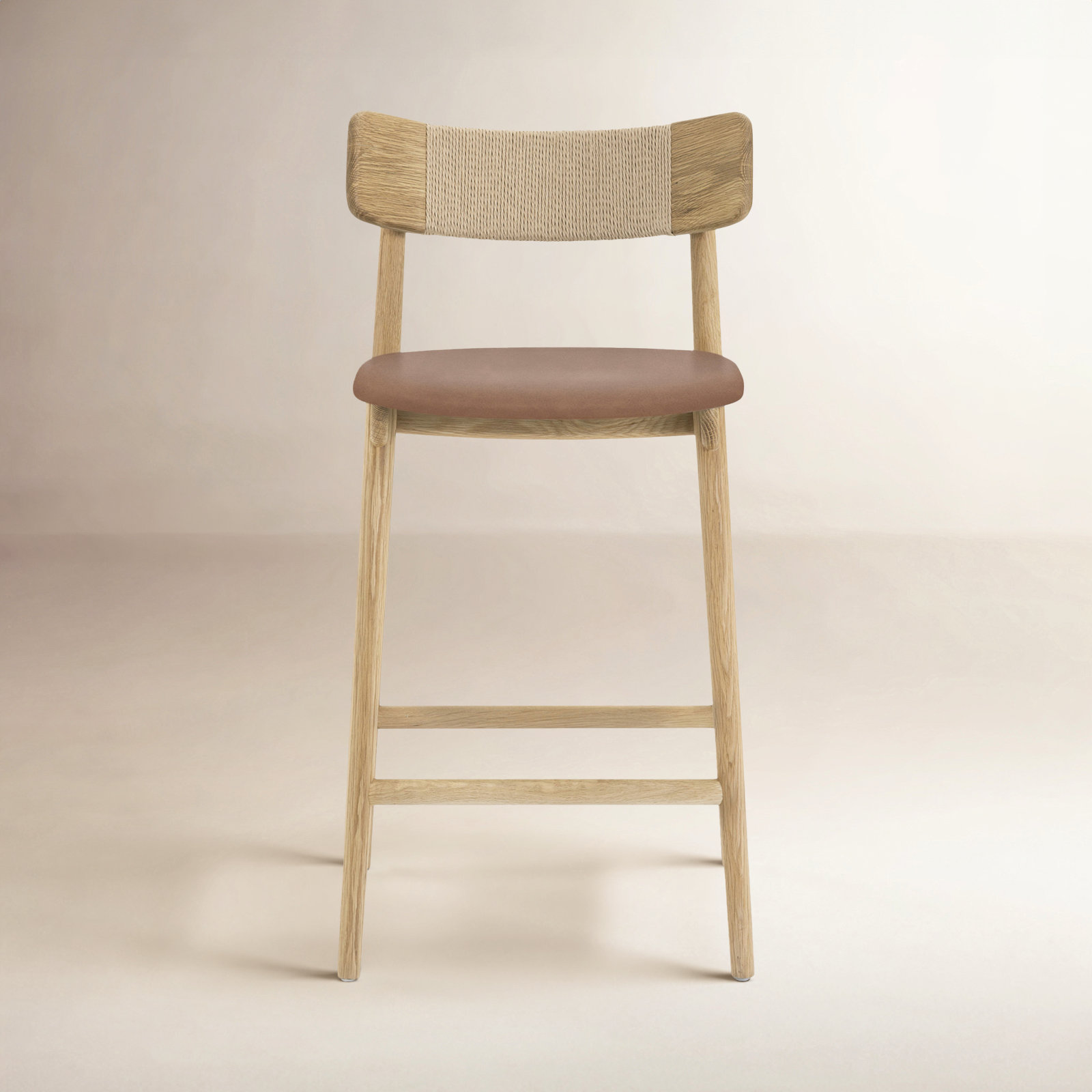 Sakina Bar and Counter Stool, Natural, Counter Stool (27.6” Seat Height)