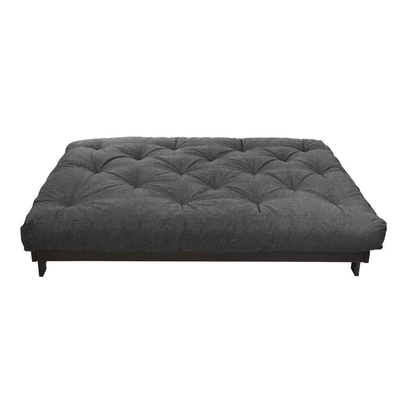 Matelas de futon Dirksen, Double, 10 po, Gris foncé