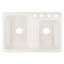 Elgin 33" L Double Basin Drop In Kitchen Sink
