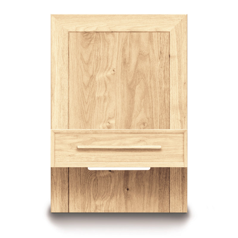 Moduluxe 1 - Drawer Solid Wood Nightstand, Conventional, Cognac Cherry