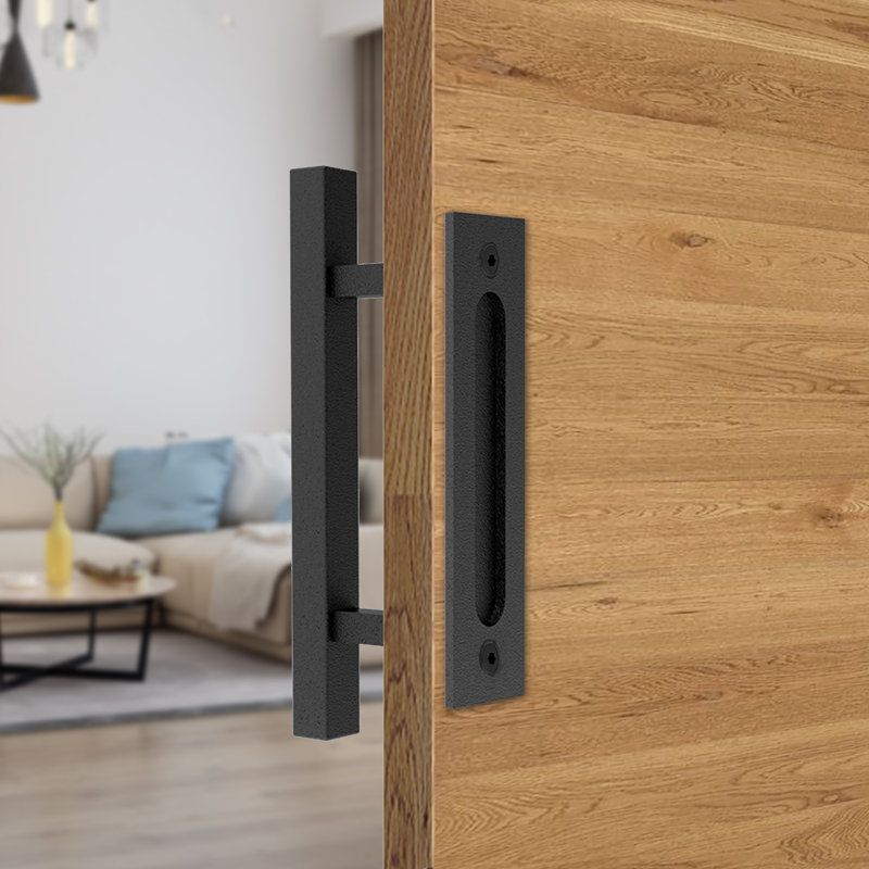 Poignée de porte carrée