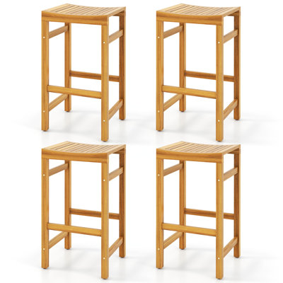 Desilus Acacia Outdoor Stool by Wildon Home