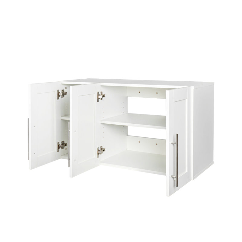 Armoire de rangement murale empilable, P 15,75 po x l 35,43 po x H 19,69 po