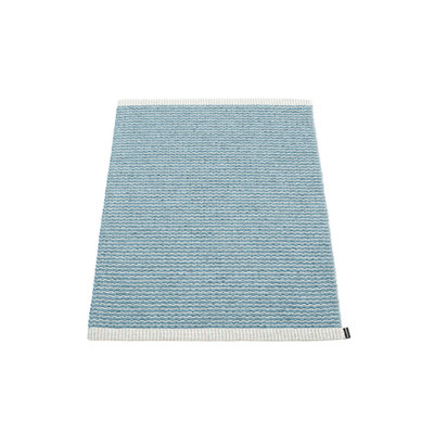 Tapis MONO bleu brouillard / bleu colombe 2 x 2,75 pi