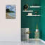  «Tunnels Beach» par Nicole Dell, art mural sur toile, 18 po x 26 po