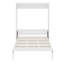 Lit escamotable double avec 2 tiroirs, armoire murale compacte avec rangement