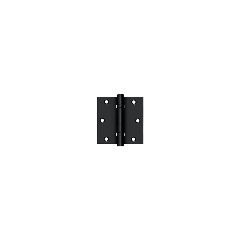 102'' x 102'' Butt Bearing Hinge, Black