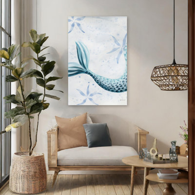 Bord de mer Mermaid Tail II; Nautique bleu turquoise bord de mer