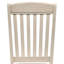Chaises d'appoint à dossier en lattes brun clair et crème Orion