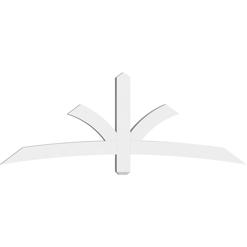 Support pour pignon Davenport, H 27 po x l 72 po (pas: 9/12), P 4 po x F 4 po, PVC