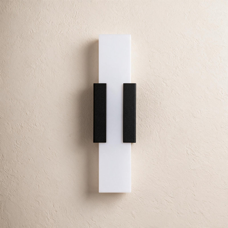 Applique murale d'intérieur 17,7 po DEL avec applique moderne avec gradation 0 à 100% continue