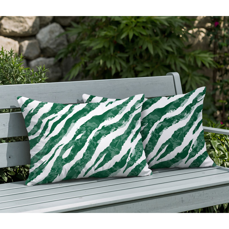Coussin intérieur / extérieur Juno, 20x14, Green