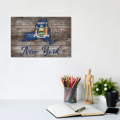 Rustic Morning In New York State 1 Piece Wrapped Canvas Wall Art
