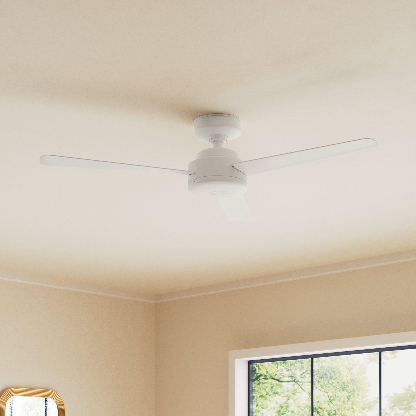 Presto 52" Ceiling Fan, White