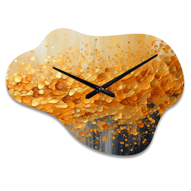 Horloge murale Golden Radiance I, Petit