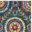 Tapis floral en laine et coton crocheté à la main Tomo-70496040