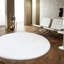 Tapis blanc en fausse fourrure de lapin Holk Cozy-1152507077