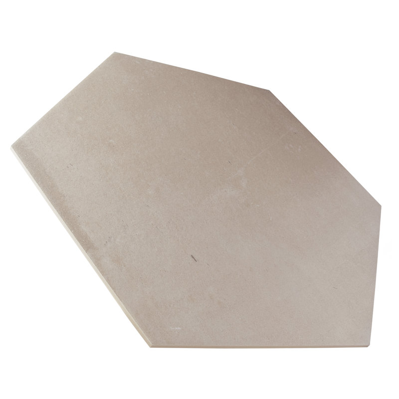 Argillos Hex 20-1/2 In. X 23-5/8 In. Porcelain Floor And Wall Tile, Beige