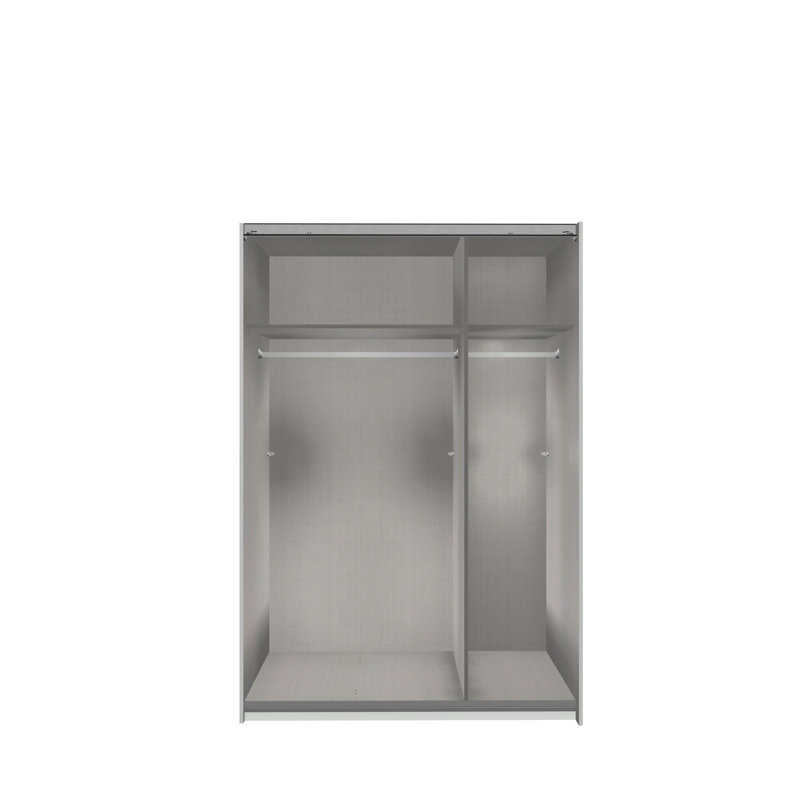 Osterdock 2 Door Manufactured Wood Wardrobe, 199cm H x 135cm W x 64cm D